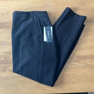NWT Zac and Rachel black formal pants office business casual slacks size 10
